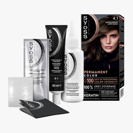 Vopsea de păr permanentă Professional Performance 4-1 șaten mediu 115ml