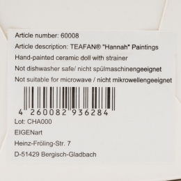 Infuzor metalic cu păpușă decorativă 