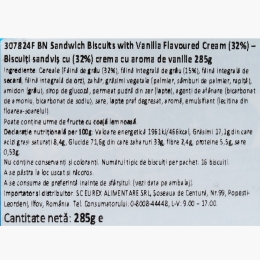 Biscuiți cu cremă de vanilie 285g