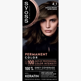 Vopsea de păr permanentă Professional Performance 4-1 șaten mediu 115ml