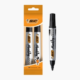 Marker permanent 2000, negru, 2 buc