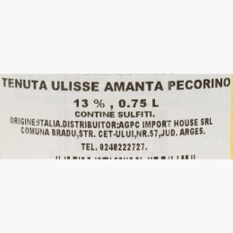 Vin alb sec Pecorino D'Abruzzo, 13%, 0.75l