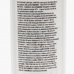Detergent de rufe lichid pentru haine sport 250ml