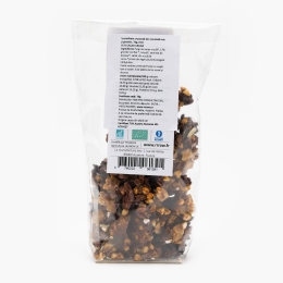 Specialitate crocantă din ciocolată raw și ghimbir eco 70g