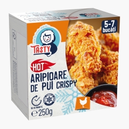 Aripioare picante de pui crispy, 250g