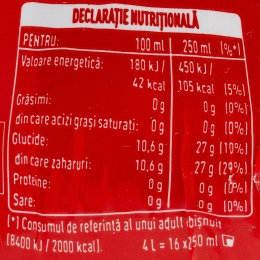 Băutură carbogazoasă cola 2x2l