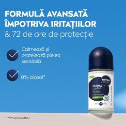 Deodorant antiperspirant roll-on Men Derma Control Sensitive, 50ml