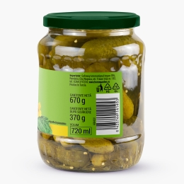 Castraveți murați 4-7 cm, 670g