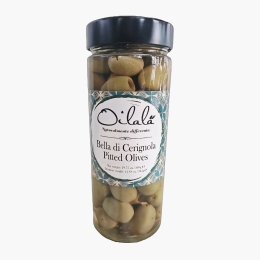Măsline verzi Bella di Cerignola, fără sâmburi, 560g