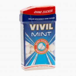 Minidrajeuri cu aromă de mentă, fără zahăr 49g