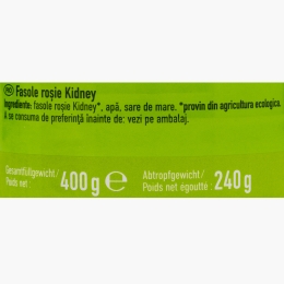 Fasole roșie eco, 400g