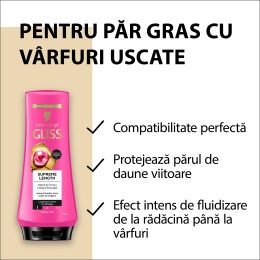 Balsam pentru păr lung predispus deteriorării Supreme Length 200ml