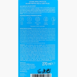 Loțiune spray pentru față și corp cu protecție solară Family SPF 50, 270ml