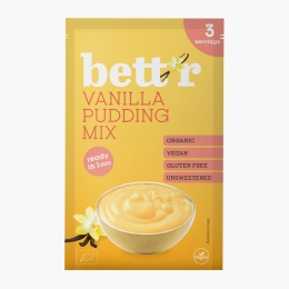 Mix eco pentru budincă de vanilie, neîndulcit, fără gluten 30g