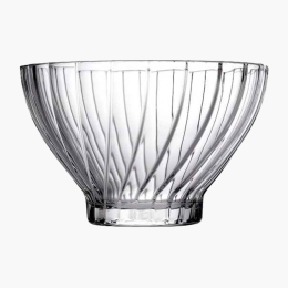 Set 4 boluri din sticlă Bouquet 14cm 275ml