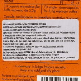 Capsule cafea Espresso Intenso 10 băuturi