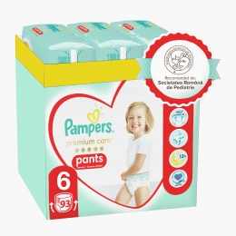 Scutece chiloțel Pants Premium Care XXL Box mărimea 6, 15+ kg, 93 buc