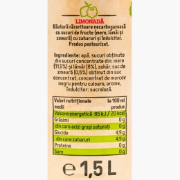 Limonadă cu zmeură 1.5l