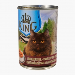 Hrană umedă integrală pentru pisici adulte, 415g, cu carne de vită