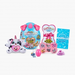 Jucărie Unicornul curcubeu surpriză cățel  3+ ani