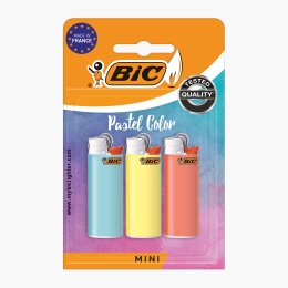 Brichetă mini Pastel, diverse culori, 3 buc