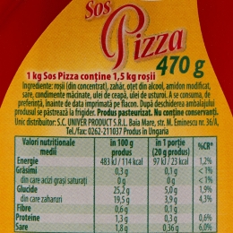 Sos pizza 470g