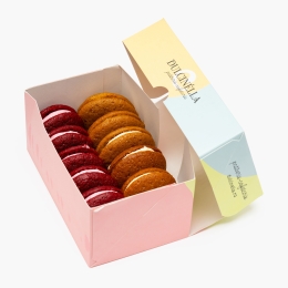 Mix biscuiți whoopie cu zmeură și scorțișoară 300g