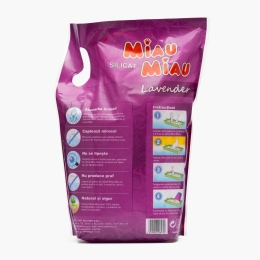 Așternut silicatic cu miros de lavandă pentru pisici 3.8l