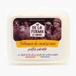 Telemea de vacă și oaie puțin sărată 1kg