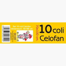 Celofan, 10 coli (70x100cm)
