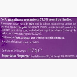 Napolitane cu lămâie Zi bună 117g