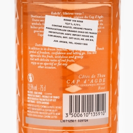 Vin rose sec 750ml