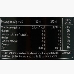 Băutură carbogazoasă Max zero zahăr 2x2l