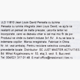 Pensetă profesională cu lumină