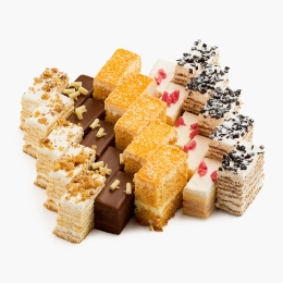 Platou Prăjituri premium cu 5 gusturi 500g