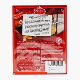 Praline Mozart portret cu ciocolată neagră și fistic 120g