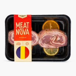 Ruladă din piept de miel în stil italienesc, feliată 400g