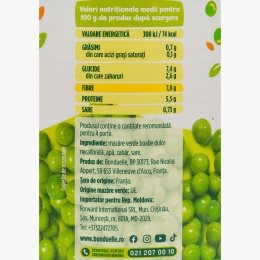 Mazăre verde boabe dulce 800g