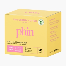 Absorbante zilnice din bumbac organic, 20 buc