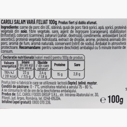 Salam de vară feliat 100g