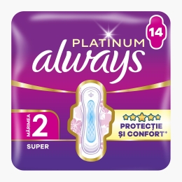 Absorbante Platinum Super 14 buc