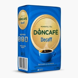 Decaff 250g, cafea decofeinizată prăjită și măcinată