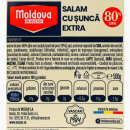 Salam cu șuncă extra 500g