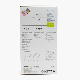 Vin alb eco Sauvignon Blanc, 13%, bag in box 2l