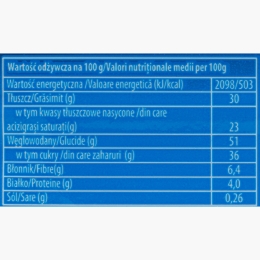 Baton cu glazură de ciocolată cu lapte și interior cu nucă de cocos, 28g