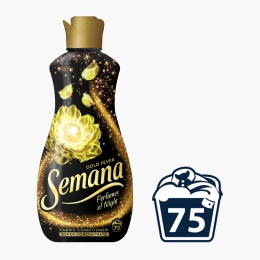 Balsam de rufe Superconcentrat Semana Perfumes of Night Gold Fever, 66 spălări, 1,65l