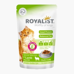 Hrană umedă pentru pisici adulte, cu miel, 85g