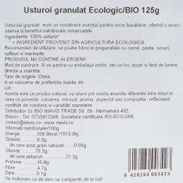 Usturoi granulat ecologic 125g