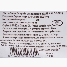 File de șalău sălbatic 600g