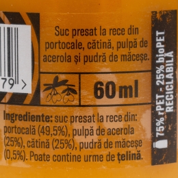 Raw shot cu cătină 60ml